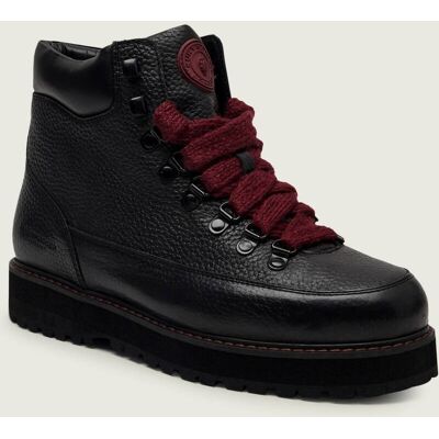 Kurt Geiger Skórzane trapery CHILTERN HIKER czarny 44 Kurt Geiger Skórzane trapery CHILTERN HIKER czarny 44