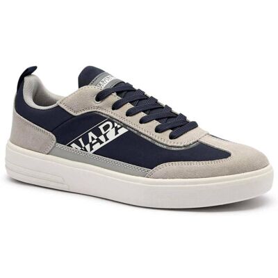 Napapijri Sneakersy z dodatkiem skóry granatowy 40 Napapijri Sneakersy z dodatkiem skóry granatowy 40