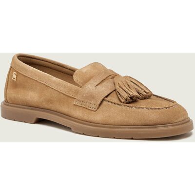 Tommy Hilfiger Loafersy zamsz beżowy 36 Tommy Hilfiger Loafersy zamsz beżowy 36