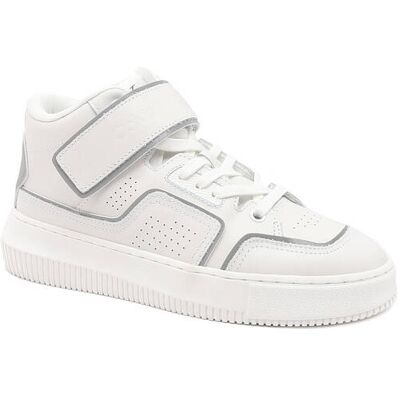 Calvin Klein Jeans Skórzane sneakersy CHUNKY biały 39 Calvin Klein Jeans Skórzane sneakersy CHUNKY biały 39