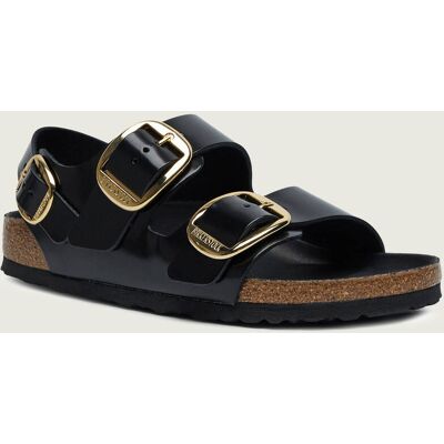 Birkenstock Skórzane sandały LENA narrow fit czarny 36 Birkenstock Skórzane sandały LENA narrow fit czarny 36