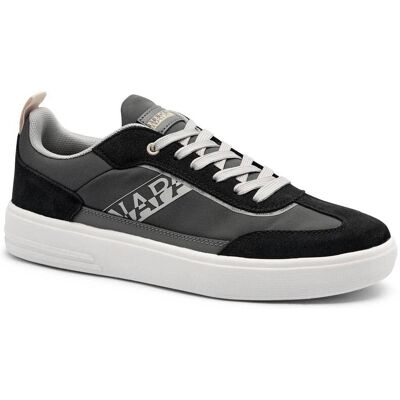 Napapijri Sneakersy z dodatkiem skóry szary 42 Napapijri Sneakersy z dodatkiem skóry szary 42