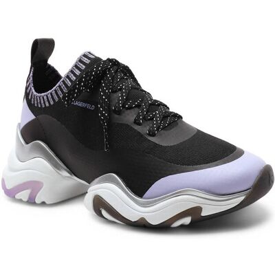 Karl Lagerfeld Sneakersy GEMINI Knit Sock Lo z dodatkiem skóry czarny 40 Karl Lagerfeld Sneakersy GEMINI Knit Sock Lo z dodatkiem skóry czarny 40