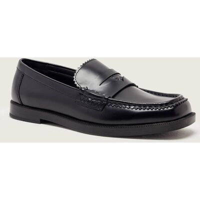 HUGO Skórzane loafersy Liora czarny 38 HUGO Skórzane loafersy Liora czarny 38