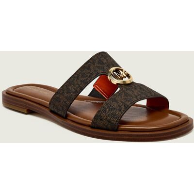 Michael Kors Klapki ERIN FLAT brązowy 36 Michael Kors Klapki ERIN FLAT brązowy 36