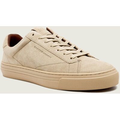 Tommy Hilfiger Sneakersy PARK PREMIUM zamsz beżowy 41 Tommy Hilfiger Sneakersy PARK PREMIUM zamsz beżowy 41