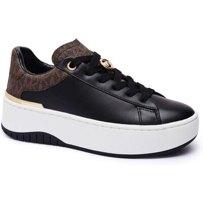 Michael Kors Skórzane sneakersy DOTTIE brązowy 38,5 Michael Kors Skórzane sneakersy DOTTIE brązowy 38,5