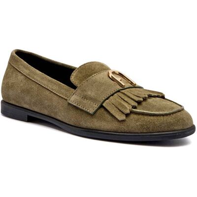Furla Loafersy FURLA CHIC zamsz zielony 36 Furla Loafersy FURLA CHIC zamsz zielony 36