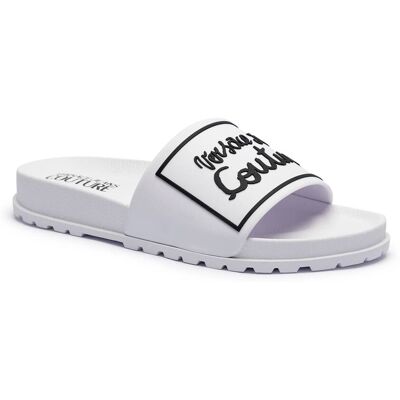 Versace Jeans Couture Klapki SHELLY biały 40 Versace Jeans Couture Klapki SHELLY biały 40