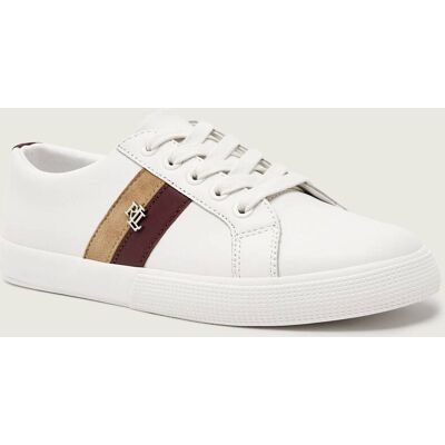 Polo Ralph Lauren LAUREN RALPH LAUREN Skórzane sneakersy JANSON II biały 39 Polo Ralph Lauren LAUREN RALPH LAUREN Skórzane sneakersy JANSON II biały 39