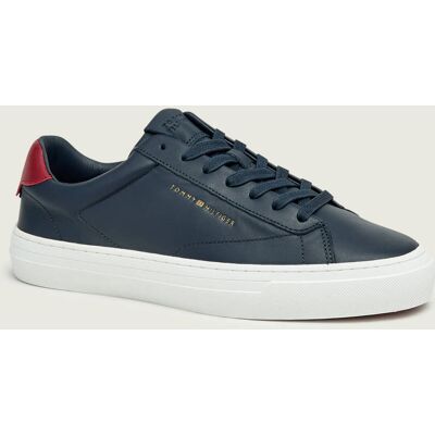 Tommy Hilfiger Skórzane sneakersy PREMIUM DRESS granatowy 40 Tommy Hilfiger Skórzane sneakersy PREMIUM DRESS granatowy 40