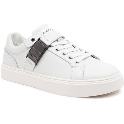 Calvin Klein Skórzane sneakersy biały 45 Calvin Klein Skórzane sneakersy biały 45