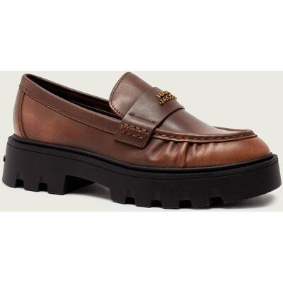 Marc Jacobs Skórzane loafersy THE FRANKIE brązowy 38 Marc Jacobs Skórzane loafersy THE FRANKIE brązowy 38