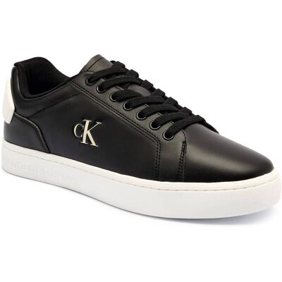 Calvin Klein Jeans Skórzane sneakersy czarny 40 Calvin Klein Jeans Skórzane sneakersy czarny 40