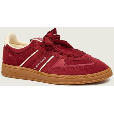 Tommy Jeans Sneakersy The Greenwich Edge zamsz bordowy 37 Tommy Jeans Sneakersy The Greenwich Edge zamsz bordowy 37
