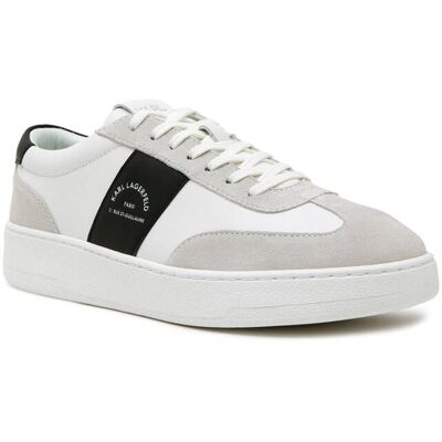 Karl Lagerfeld Skórzane sneakersy KOURT III Maison Band Lo Lace biały 41 Karl Lagerfeld Skórzane sneakersy KOURT III Maison Band Lo Lace biały 41