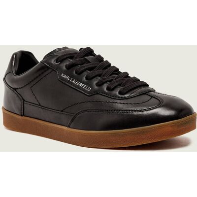 Karl Lagerfeld Skórzane sneakersy KANDIDATE czarny 42 Karl Lagerfeld Skórzane sneakersy KANDIDATE czarny 42