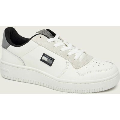 Tommy Jeans Skórzane sneakersy RETRO BASKET biały 44 Tommy Jeans Skórzane sneakersy RETRO BASKET biały 44