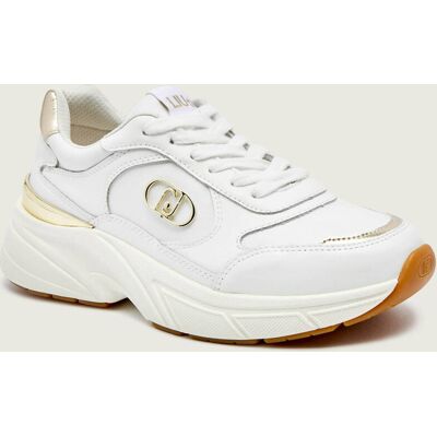 Liu Jo Skórzane sneakersy LJ01 01 biały 38 Liu Jo Skórzane sneakersy LJ01 01 biały 38