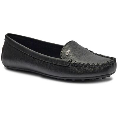 Michael Kors Skórzane mokasyny EVE MOC czarny 38,5 Michael Kors Skórzane mokasyny EVE MOC czarny 38,5