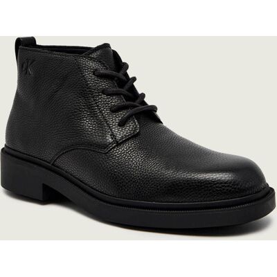 Calvin Klein Skórzane buty wysokie czarny 40 Calvin Klein Skórzane buty wysokie czarny 40