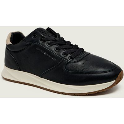 Tommy Hilfiger Skórzane sneakersy NEWPORT czarny 44 Tommy Hilfiger Skórzane sneakersy NEWPORT czarny 44