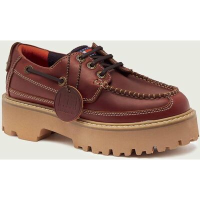 Tommy Jeans Skórzane loafersy ARCHIVE ''01 bordowy 39 Tommy Jeans Skórzane loafersy ARCHIVE ''01 bordowy 39
