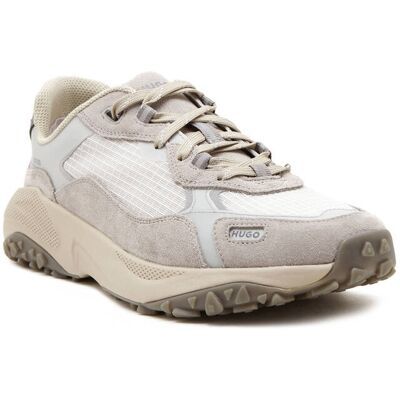 HUGO Sneakersy GO1ST_dbth z dodatkiem skóry szary 44 HUGO Sneakersy GO1ST_dbth z dodatkiem skóry szary 44