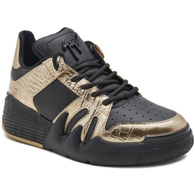 Giuseppe Zanotti Skórzane sneakersy czarny 37 Giuseppe Zanotti Skórzane sneakersy czarny 37