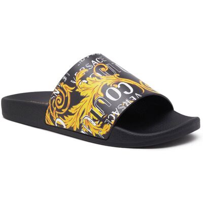 Versace Jeans Couture Klapki czarny 39 Versace Jeans Couture Klapki czarny 39