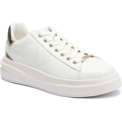 Guess Skórzane sneakersy ELBINA biały 39 Guess Skórzane sneakersy ELBINA biały 39