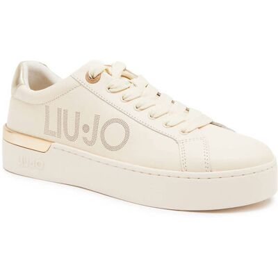 Liu Jo Skórzane trampki SILVIA 65 beżowy 36 Liu Jo Skórzane trampki SILVIA 65 beżowy 36