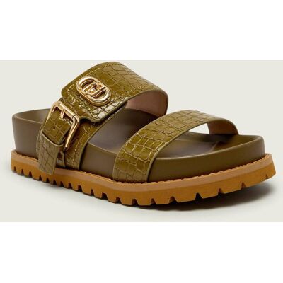 Liu Jo Klapki LIVIA 02 khaki 38 Liu Jo Klapki LIVIA 02 khaki 38
