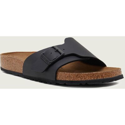 Birkenstock Skórzane klapki Catalina BF narrow fit czarny 40 Birkenstock Skórzane klapki Catalina BF narrow fit czarny 40