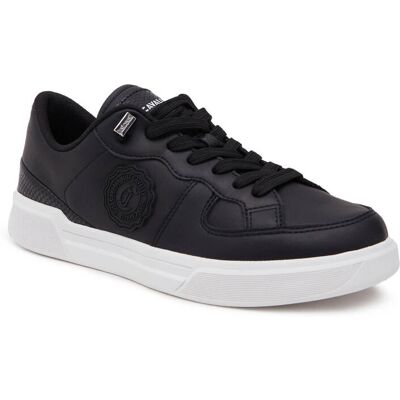 Just Cavalli Skórzane sneakersy czarny 41 Just Cavalli Skórzane sneakersy czarny 41