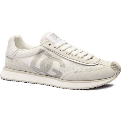 Dolce & Gabbana Sneakersy DG CUSHION zamsz biały 44 Dolce & Gabbana Sneakersy DG CUSHION zamsz biały 44