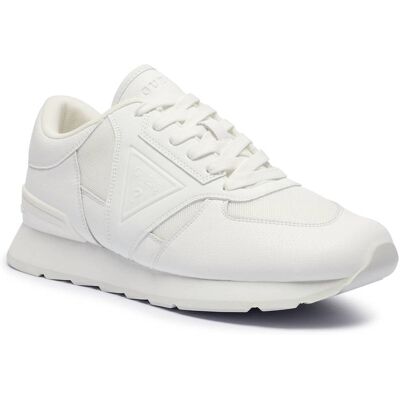 Guess Sneakersy FANO z dodatkiem skóry biały 42 Guess Sneakersy FANO z dodatkiem skóry biały 42