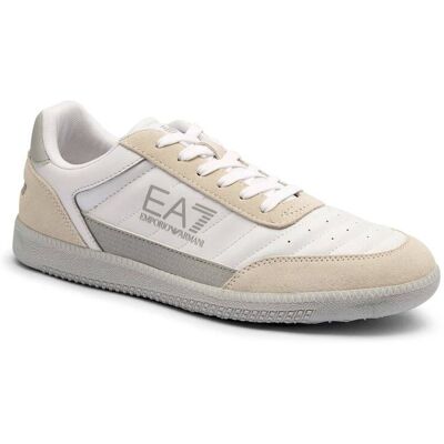EA7 Skórzane sneakersy biały 45 EA7 Skórzane sneakersy biały 45
