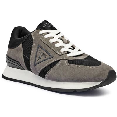Guess Sneakersy FANO zamsz szary 41 Guess Sneakersy FANO zamsz szary 41
