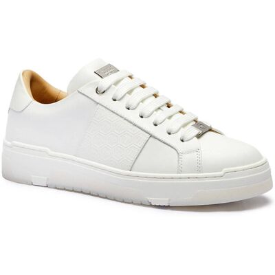 Philipp Plein Skórzane sneakersy Lo-Top biały 41 Philipp Plein Skórzane sneakersy Lo-Top biały 41
