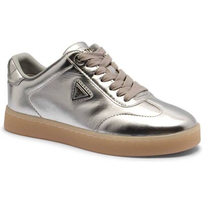 Guess Skórzane sneakersy LADY JELEXA7 srebrny 36 Guess Skórzane sneakersy LADY JELEXA7 srebrny 36