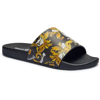 Versace Jeans Couture Klapki SHELLY czarny 39 Versace Jeans Couture Klapki SHELLY czarny 39