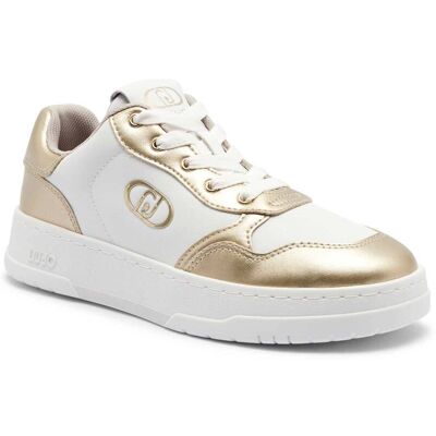 Liu Jo Skórzane sneakersy ME 03 biały 38 Liu Jo Skórzane sneakersy ME 03 biały 38