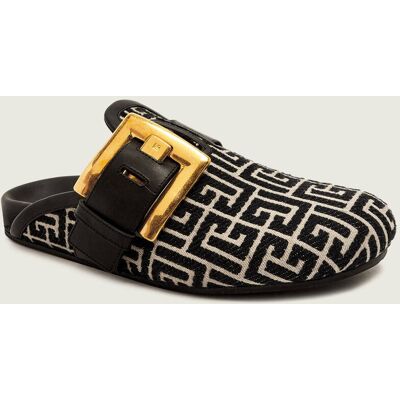 Balmain Skórzane mule czarny 42 Balmain Skórzane mule czarny 42