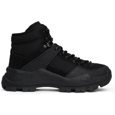 Tommy Jeans Skórzane buty trekkingowe Urban hibryd czarny 41 Tommy Jeans Skórzane buty trekkingowe Urban hibryd czarny 41