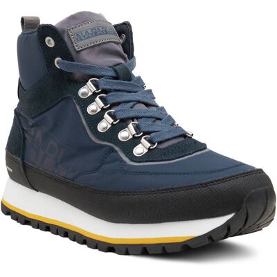 Napapijri Buty wysokie Snowjog01 z dodatkiem skóry granatowy 45 Napapijri Buty wysokie Snowjog01 z dodatkiem skóry granatowy 45
