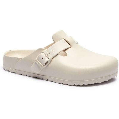 Birkenstock Mule Boston EVA narrow fit ecru 39 Birkenstock Mule Boston EVA narrow fit ecru 39