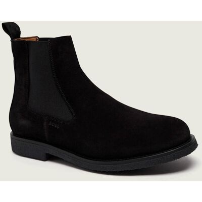 Boss BLACK Sztyblety Kope_Cheb_sdd zamsz czarny 41 Boss BLACK Sztyblety Kope_Cheb_sdd zamsz czarny 41
