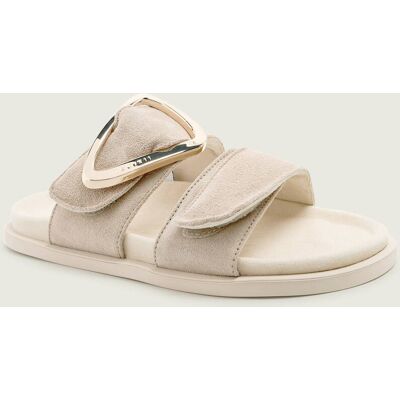 INUIKII Klapki DREAMER BUCKLE zamsz szary 39 INUIKII Klapki DREAMER BUCKLE zamsz szary 39