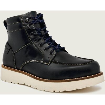 Tommy Hilfiger Skórzane buty wysokie AMERICAN czarny 40 Tommy Hilfiger Skórzane buty wysokie AMERICAN czarny 40